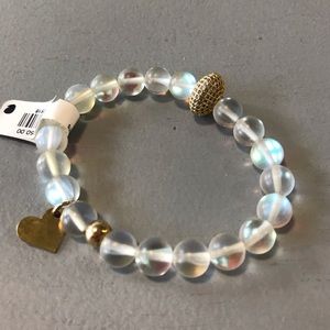 Clear Beaded Bracelet